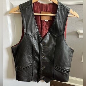 Vintage leather vest